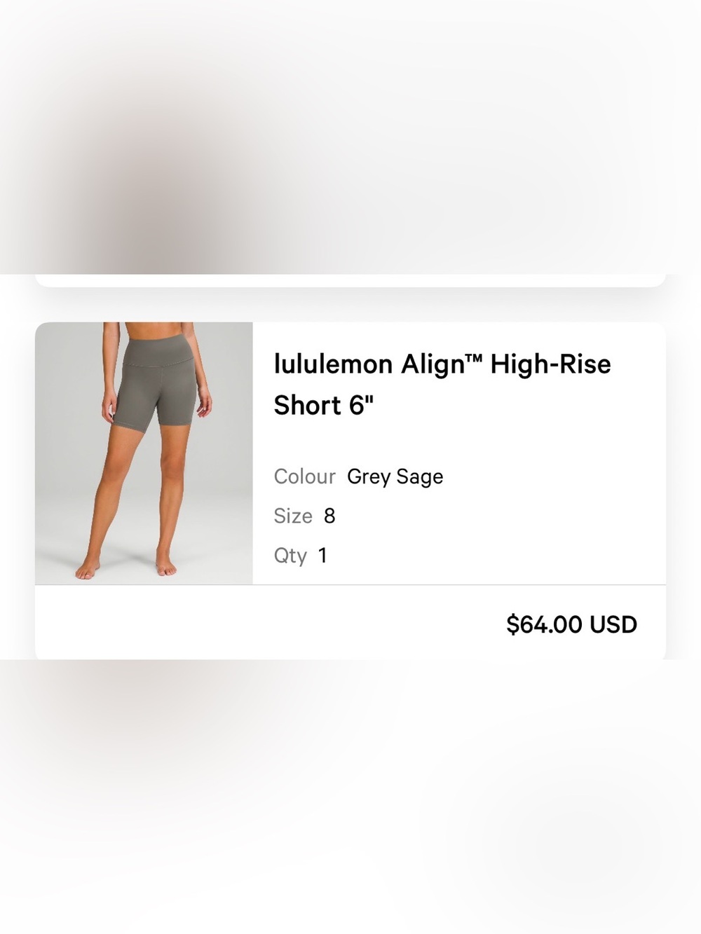 lululemon Align High-Rise Biker Short 6”
